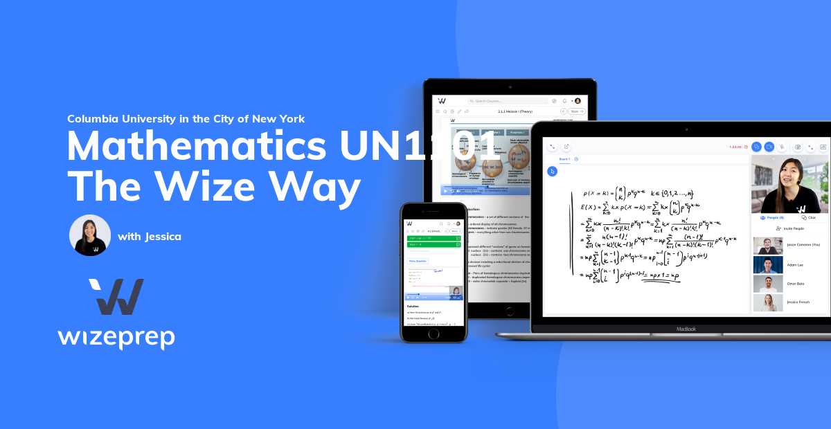 Mathematics UN1101 at COLUMBIA