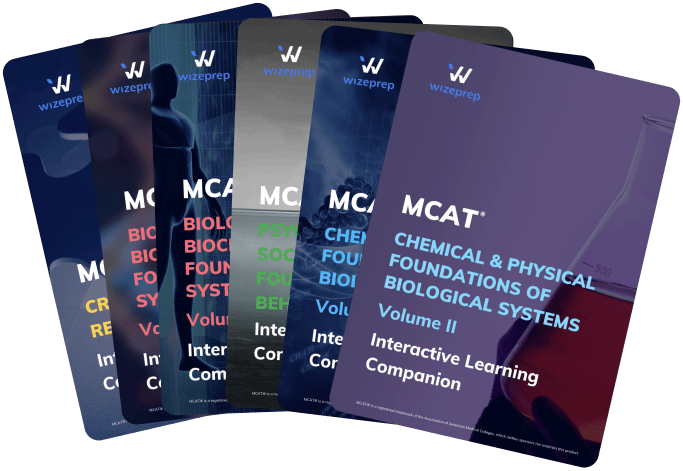 MCAT textbook covers